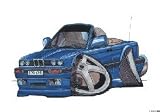 Review The Moneyman  / BMW M3 E30 CABRIOLET Koolart image CERAMIC MUG 381