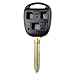 3 Buttons Remote Key Case Shell For 98 99 00 01 02 03 04 05 06 07 08 09 10 11 Toyota Land Cruiser No Chips Inside
