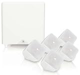 Boston Acoustics Soundware S 5.1 Home Cinema Speaker System - Gloss White - Including 20m Speaker Cable