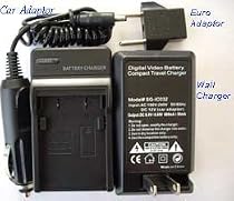 Nextop-Samsung SB-LSM80 Brand New COMPATIBLE Wall & Car Charger (FREE European Adaptor) for Samsung SC-D354 D355 D363 D365 D372 D453 D455 D557 D653 D655 D953 D955, VP-D352I D353I D354I D355I D451 D453I D454 D455I D651 D653 D655 D953 D955 D957 D959