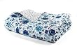 Plover Organic Reversible Blue Pinwheel Quilt (F/Q)
