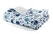 Plover Organic Reversible Blue Pinwheel Quilt (F/Q)