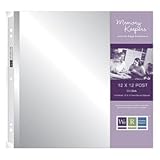 We R Memory Keepers 12 Inch by 12 Inch Postbound Page Protectors, 25 Package