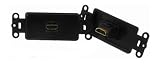 PowerBridge HDMI-1-BK HDMI Single Pass-Thru Decora Insert (Each, Black)