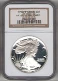 1990-S (PROOF) Silver American Eagle - PR-69 UCAM NGC
