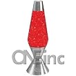 52 oz. Glitter Lamp - Red