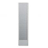 Buddy Products 40 Pocket Badge Card Rack, Steel, Horizontal Orientation, 0.75 x 18.5 x 4 Inches, Gray (0839-32)