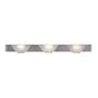 Minka Lavery Sunrise 5733-84 Glass 3 Light 300 watt (3"H x 25"W) Vanity Lighting in Brushed Nickel