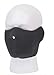 POLAR FLEECE HALF COVER FACE SKI MASK BLACK BALACLAVA