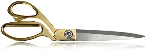 My Scissors Dressmaker | Super Sharp Strong Safe and Durable Anti-Rust 8 Inch Stainless Steel Sewing/Fabric Scissors/Shears with Ergonomic Grip | Vibrant Gold | 209