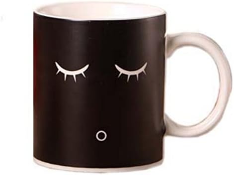 Goodaa MUG CUP COFFEE TEA MAGIC HEAT SENSITIVE HOT CHANGING CERAMIC