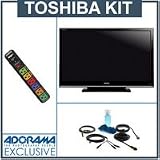 Toshiba 40XV648U 40 Diagonal REGZA Cinema Series LCD HDTV, 1080p, with Accessory Kit (2 HDMI Cables, 1 RGB Cable, 1 Audio Cable, Plasma / LCD Clean Kit, Monster 6 Outlet Surge Protection)