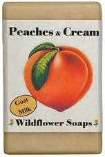 Wildflower Soaps Peaches &amp; Cream 4 oz. Soap Bar (3 Pack)