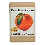 Wildflower Soaps Peaches & Cream 4 oz. Soap Bar (3 Pack)