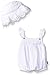 Burt's Bees Baby Girls' Organic Crochet Bubble and Hat Set