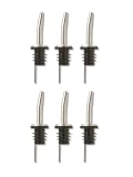 Chrome Bottle Pourers Set of 6