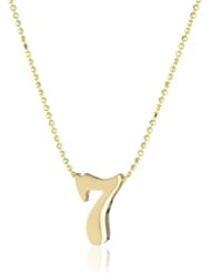 Alex Woo "Little Numbers" Number Pendant Necklace