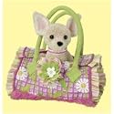 Stuffed Daisy Chihuahua Up Sassy Sak 10"