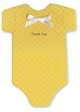 Onesie Thank-you Cards for Baby - Sunshine Check