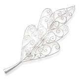 Wire Leaf Fashion Pin