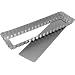 Fat Daddio's 13.75 Inch x 4.25 Inch x 1 Inch Oblong Tart  with Removable Bottom