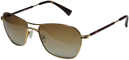 Seraphin Normandale Sun Mens/Womens Designer Full-rim Titanium Sunglasses/Sun Glasses (55-19-145, Gold / Havana)