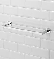 Square Chrome Glass Shelf