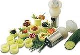 Bron Turn'Up Vegetable Garnisher - Makes 1.6 (4 cm) diameter cups