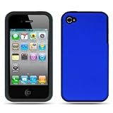 Black Inner Rubber Hybrid 2-in-1 Blue Hard Shell Premium Design Protector Cover Case Compatible for Apple Iphone 4 (AT&T, VERIZON) Black Inner Rubber Hybrid 2-in-1 Blue Hard Shell Premium Design Protector Cover Case Compatible for Apple Iphone 4 (AT&T, VERIZON)