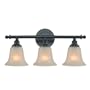 Royce Lighting RV2247/3-46 Valhalla Vanity with Cream Snow Glass, Heirloom Bronze, 3-Light