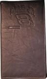 Dale Earnhardt Jr . Brown Leather Travel Passport Wallet
