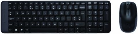 Logitech MK220 Wireless Keyboard and Mouse Combo (Black)