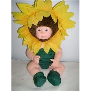 Anne Geddes 15 Sunflower baby doll by