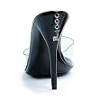 Penthouse Women's PH459-CHER, 4.5" Unit with 1/2" Platform, PVC Mule Sandal.