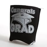 Black Grad Can Koozie