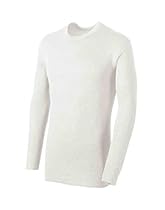 Duofold Men's Mid Weight Wicking Thermal Shirt, Winter White, Medium
