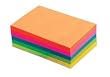 Tops Assorted Fluorescent Color Memo Sheets, 4 X 6, 500 Loose Sheets/Pack (TOP99622)