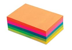 Tops Assorted Fluorescent Color Memo Sheets, 4 X 6, 500 Loose Sheets/Pack (TOP99622)