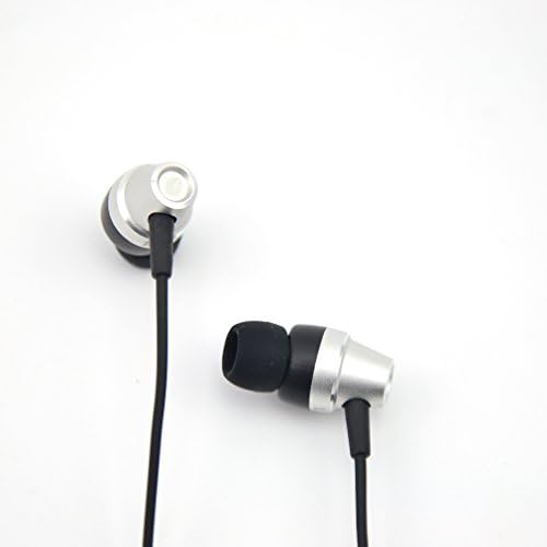 ALTEAM A78 High Performance In-Ear Headphones Metallic appearance Headset for iPhone 6, 6 Plus, 5S, 5C, 5, 4S, 4 / iPad 4, 3, 2, 1, Mini, Air (Retina Display models) / iPod Touch, Nano, Shuffle, Classic / Samsung Galaxy S5, S4, S3, Note 4, Note 3, Note 2 / Other Android Smartphones - Motorola, Google Nexus, HTC, Sony, Nokia / Tablets & MP3, MP4 Players (3 Different Size Ear Inserts / Retail Packaging),Uses 3.5mm jack --Silver