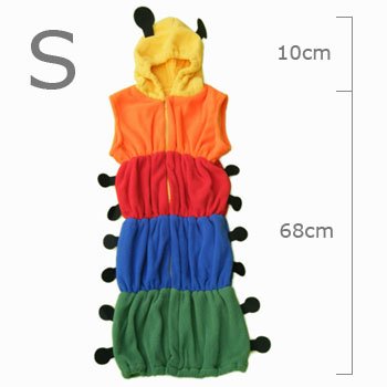 KF Baby Rainbow Caterpillar Wearable Blanket, 6-18 months, S