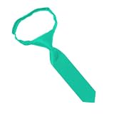 Solid Color Infant Pretied Tie by Jacob Alexander - Aqua Blue