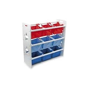 Shelf with Organizer Compartments