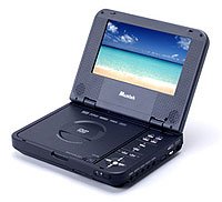 Childrens Toyshop  Electronics : Mustek MP76A region free capable 7 inch portable DVD player 