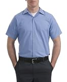 NEW CornerStone Short Sleeve Pocketless Snap Shirt.