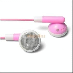 Earphones for Apple iPod Shuffle - Pink