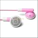 Earphones for Apple iPod Shuffle - Pink