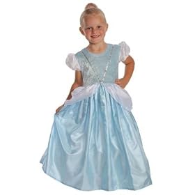Girls Boutique Dresses BLUE CINDERELLA dress up costume -MACHINE WASHABLE - Awesome Quality - Girl's will love these princess dress up dresses - SO SOFT! size 1 - 7 available