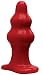 Tantus Severin Medium Anal Plug, Red