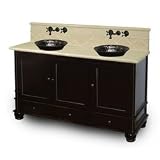 62 Dual bowl Vanity