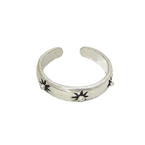 Toe Ring .925 Sterling Silver Adjustable